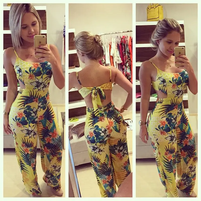 Women Clubwear Summer Bodycon Party Jumpsuit Romper Trouser Ladies Fit And Flare Floral Bandage Jumpsuits Female Clothing
Women Clubwear Summer Bodycon Party Jumpsuit Romper Trouser Ladies Fit And Flare Floral Bandage Jumpsuits Female Clothing