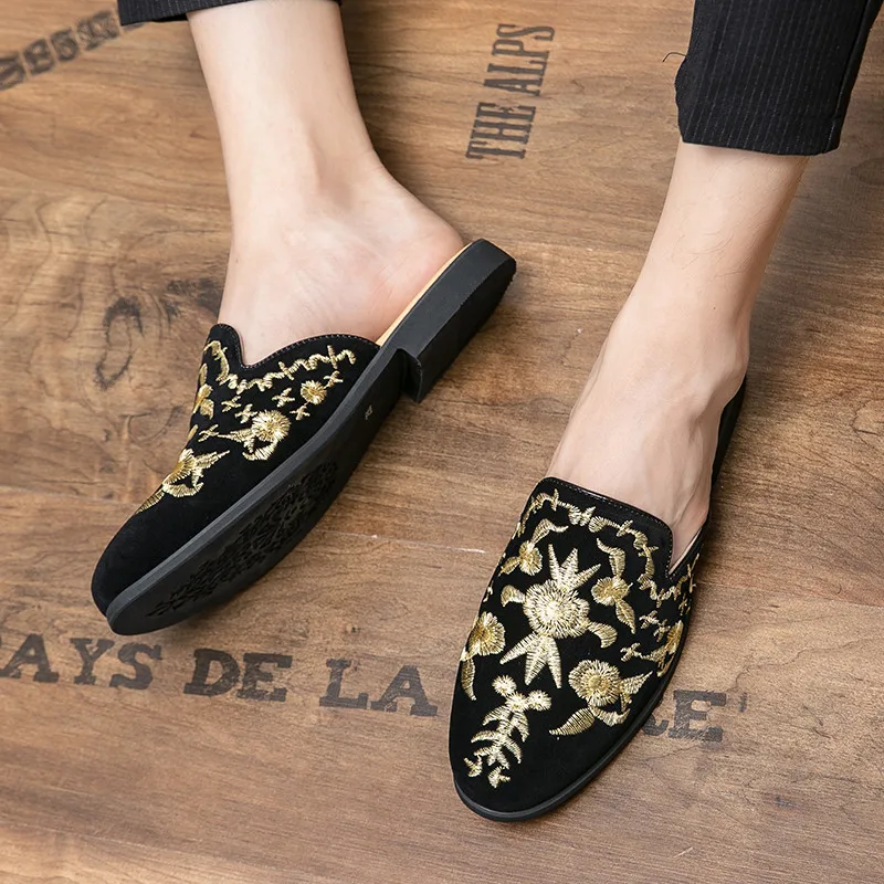 Wear-resistant Light Half Drag Office Business Comfortable Non-slip Luxurious New 2021 Gentleman Flat Trend Shoes For Men
Wear-resistant Light Half Drag Office Business Comfortable Non-slip Luxurious New 2021 Gentleman Flat Trend Shoes For Men