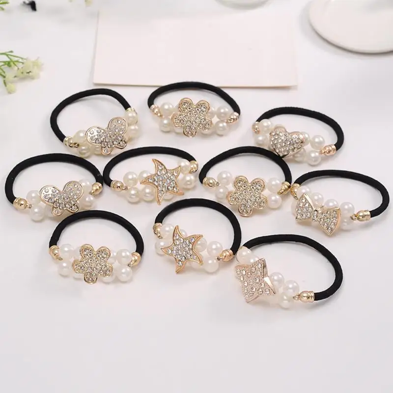 1PC Adjustable New Arrival Elasticity Korean Women Girls Pearl Crystal Hair Rope High Quality Graceful Hair Accessories
1PC Adjustable New Arrival Elasticity Korean Women Girls Pearl Crystal Hair Rope High Quality Graceful Hair Accessories