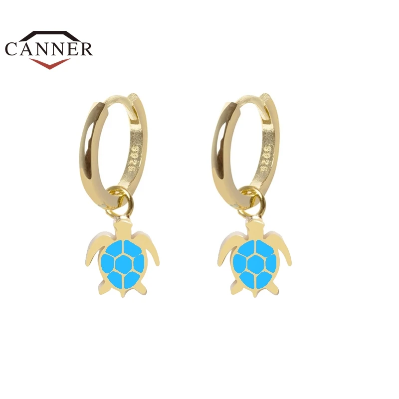 CANNER Small Tortoise Pendant Drop Earrings for Women Huggie Round Gold-plated Piercing Earring Earings Jewelry Pendients
CANNER Small Tortoise Pendant Drop Earrings for Women Huggie Round Gold-plated Piercing Earring Earings Jewelry Pendients