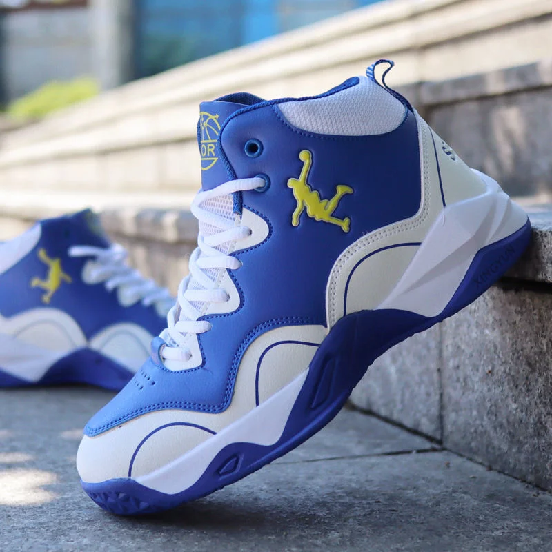 Big Size 45 46 Men Basketball Shoes Air Cushion Basketball Sneakers Anti-skid High-top Breathable Brand Basketball Boots
Big Size 45 46 Men Basketball Shoes Air Cushion Basketball Sneakers Anti-skid High-top Breathable Brand Basketball Boots