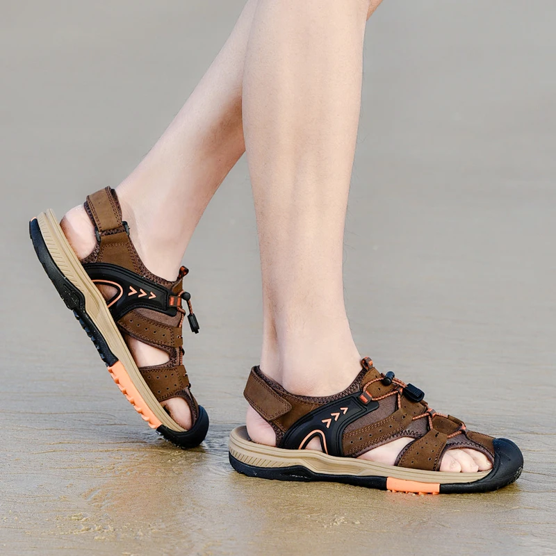 Sandalia Masculina Couro Sandalias Hombre Cuero Sandalen Heren Summer Shoes Men Beach Sandals Men's For Sandles
Sandalia Masculina Couro Sandalias Hombre Cuero Sandalen Heren Summer Shoes Men Beach Sandals Men's For Sandles