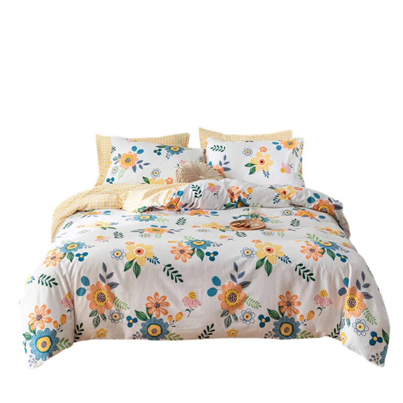 Yellow Colorful Floral 100% Cotton Bedding Set Duvet Cover Comforter Cover Bedsheet Pillowcases for Adults Children
Yellow Colorful Floral 100% Cotton Bedding Set Duvet Cover Comforter Cover Bedsheet Pillowcases for Adults Children