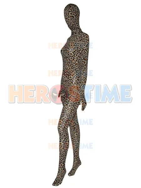 Пикантные Человек Паук Fullbody Детский костюм леопардовой животное Zentai полный