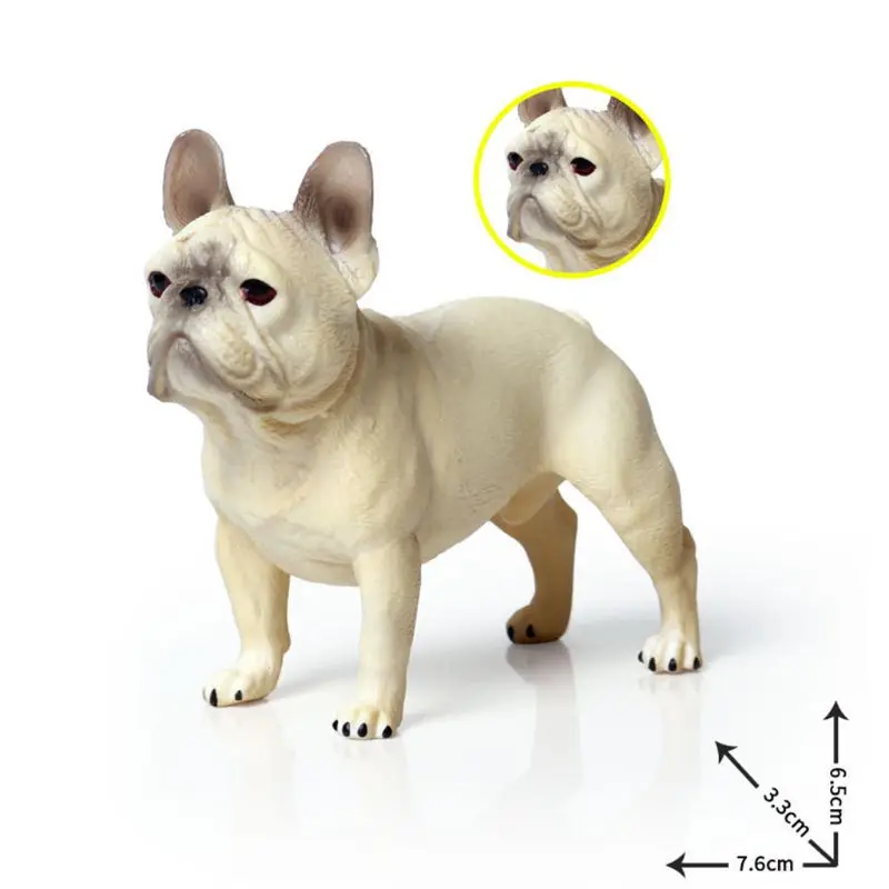 C5AA Plastic Bulldog Animal Model Figurine Action Figure 3 Inch 
C5AA Plastic Bulldog Animal Model Figurine Action Figure 3 Inch