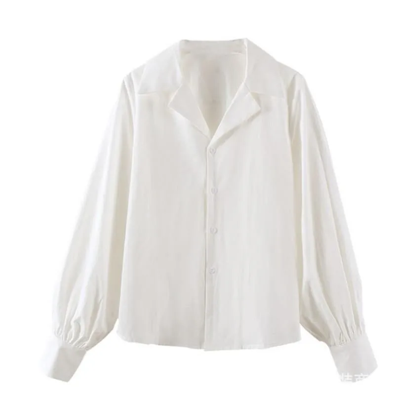 France Style Elegant Vintage Women Blouse Solid Color Turn Down Colloar Lantern Sleeve Shirt Tops
France Style Elegant Vintage Women Blouse Solid Color Turn Down Colloar Lantern Sleeve Shirt Tops