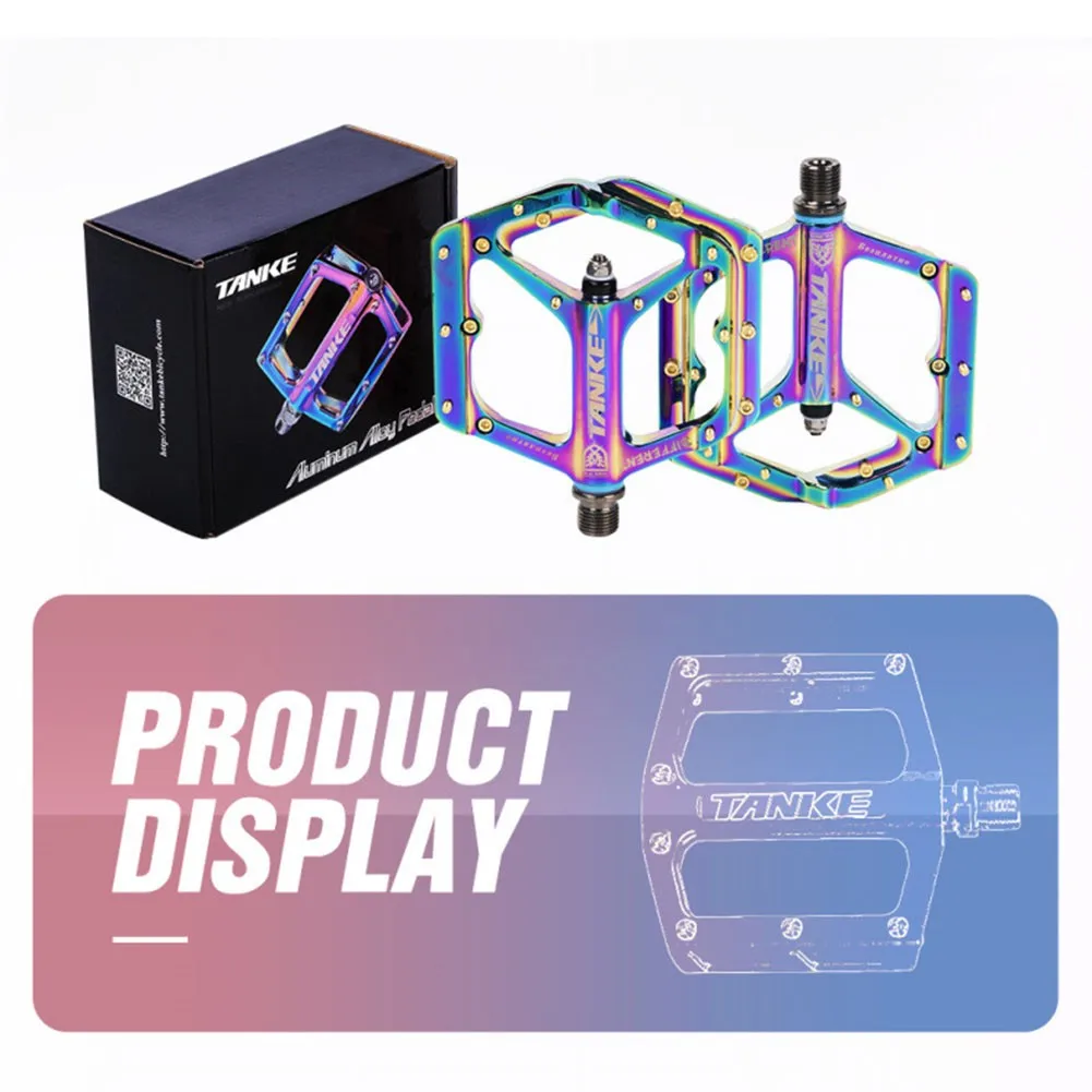 2pcs TANKE Bicycle MTB Road Folding Bike Pedals Aluminum Flat Platform Pedals Colorful Antiskid Mountain Bikes Accessories
2pcs TANKE Bicycle MTB Road Folding Bike Pedals Aluminum Flat Platform Pedals Colorful Antiskid Mountain Bikes Accessories