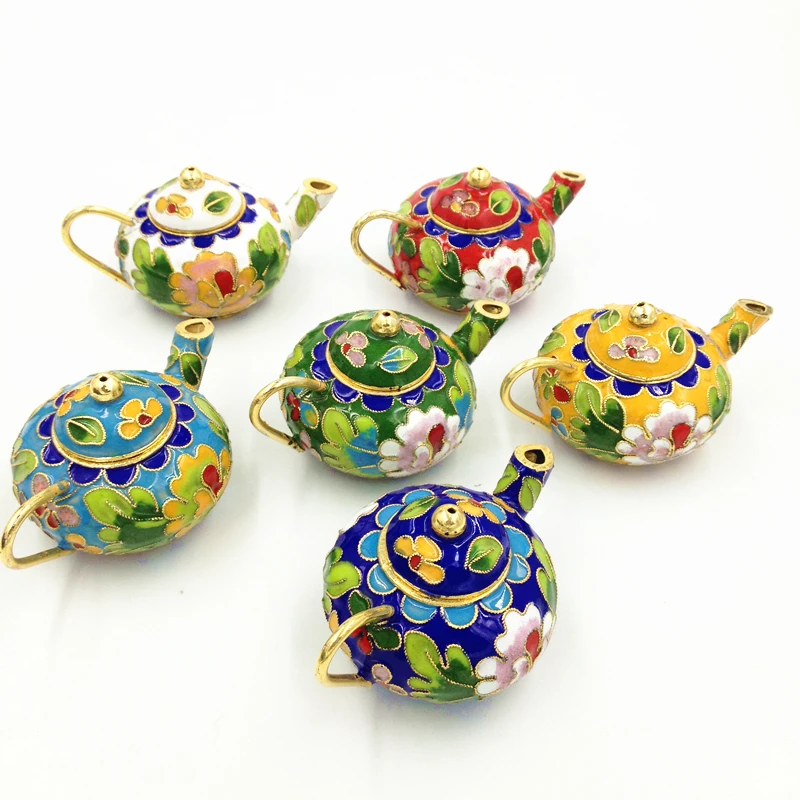New Wholesale 6PCS China Beijing Featured Crafts Cloisonne Cloisonne Small Hanging Pot Pendant Christmas Ornament Jewelry
New Wholesale 6PCS China Beijing Featured Crafts Cloisonne Cloisonne Small Hanging Pot Pendant Christmas Ornament Jewelry