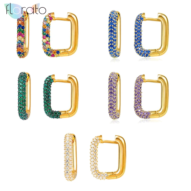 1pcs 925 silver ear buckle Square Gold Hoop Earrings For Women Retro Color Crystal Earrings Fashion Exquisite Jewelry
1pcs 925 silver ear buckle Square Gold Hoop Earrings For Women Retro Color Crystal Earrings Fashion Exquisite Jewelry