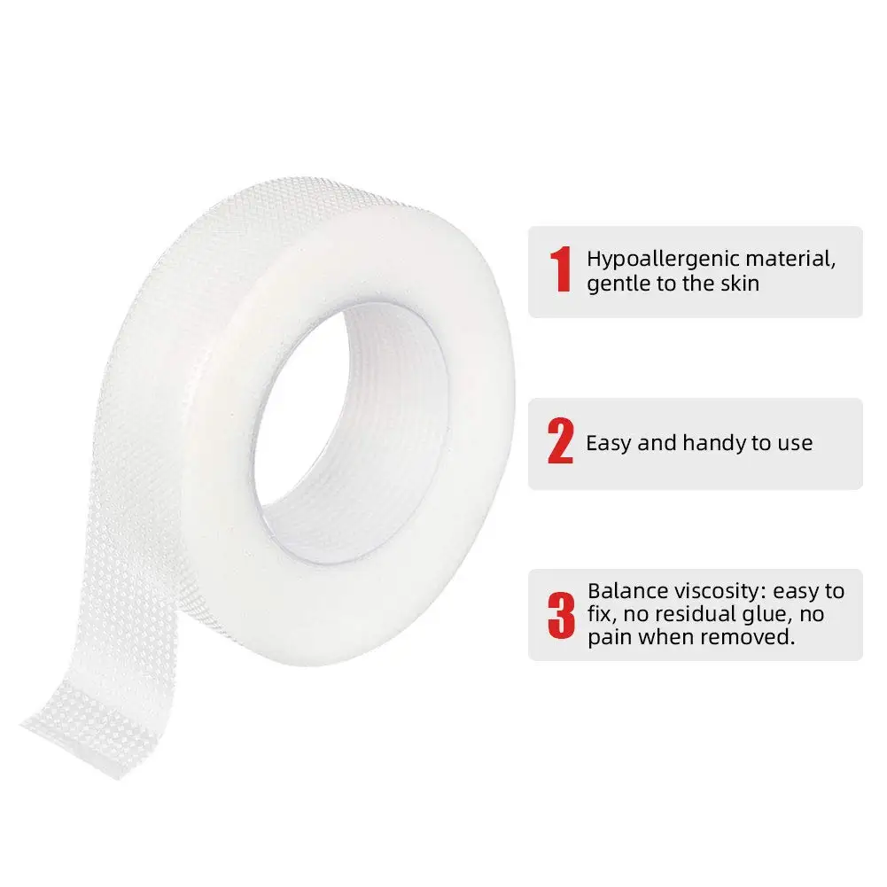 1/3/5/7pcs Scotch Tape For Eyelash Extension Adhesive Under Eye Pads Breathable Medical Tape For False Lash Grafting Makeup Tool 
1/3/5/7pcs Scotch Tape For Eyelash Extension Adhesive Under Eye Pads Breathable Medical Tape For False Lash Grafting Makeup Tool