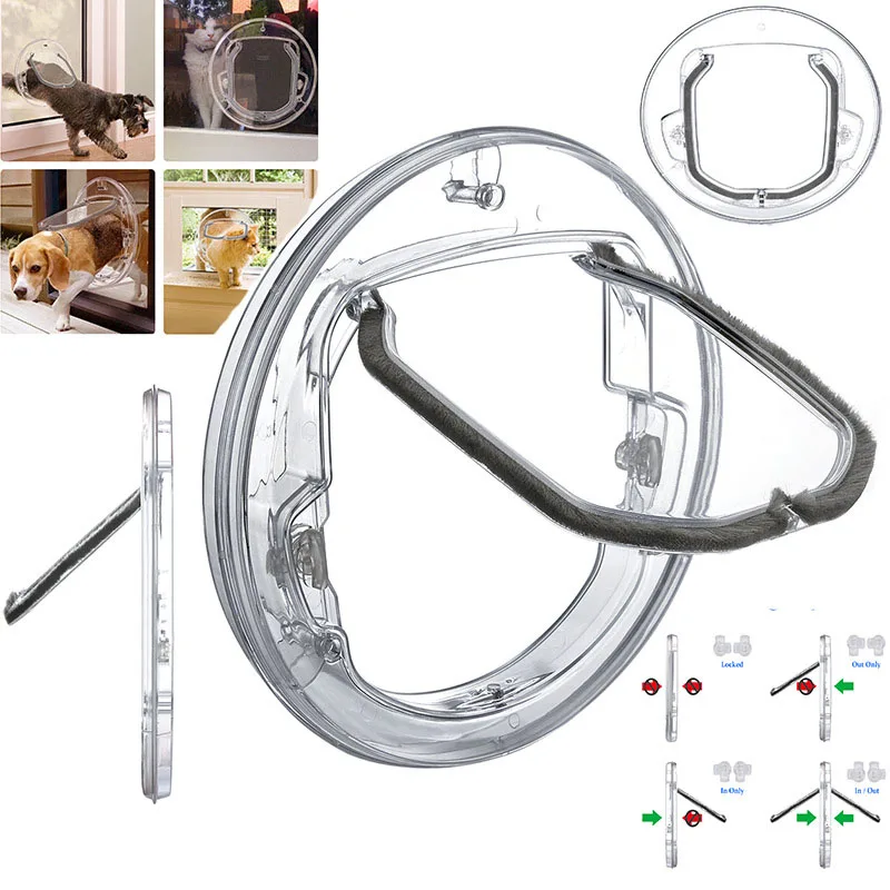 House Dog Gate Transparent Doggy Door Free Out In Intelligent Control Cat Door Puppy Cave White Easy To Install Pet Accessories
House Dog Gate Transparent Doggy Door Free Out In Intelligent Control Cat Door Puppy Cave White Easy To Install Pet Accessories