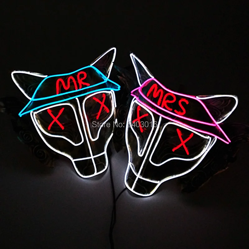 New arrival Couples Cosplay Party Mask Light up LED Mask DJ Glow Party Light Up Masks Glow In Dark Festival Mascara Light Masks
New arrival Couples Cosplay Party Mask Light up LED Mask DJ Glow Party Light Up Masks Glow In Dark Festival Mascara Light Masks