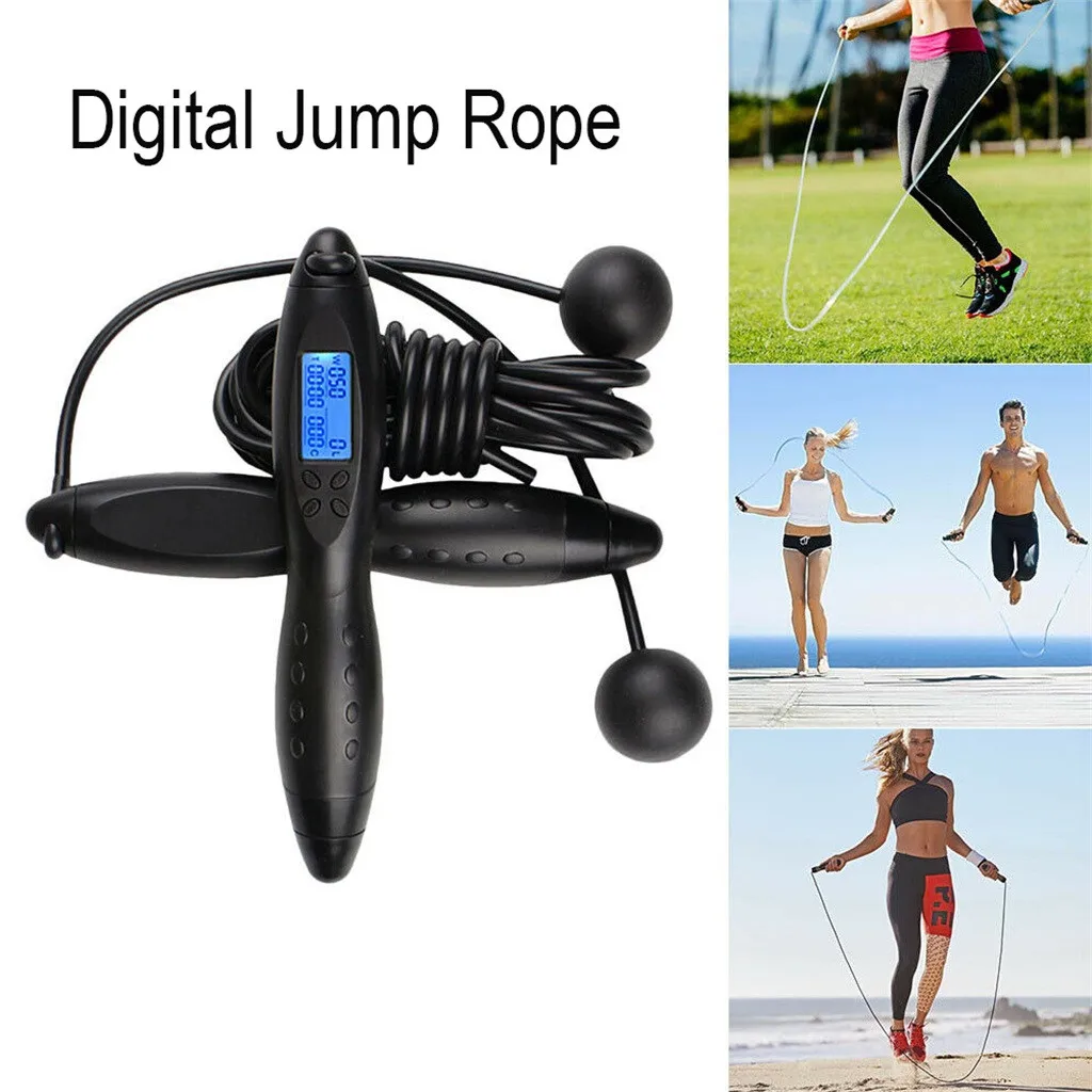Intelligent Automation Kit Digital Display Anti-Slip Tpe Hand Grip 1 Set Smart Electronic Counting Adult Fitness Skipping Rope
Intelligent Automation Kit Digital Display Anti-Slip Tpe Hand Grip 1 Set Smart Electronic Counting Adult Fitness Skipping Rope