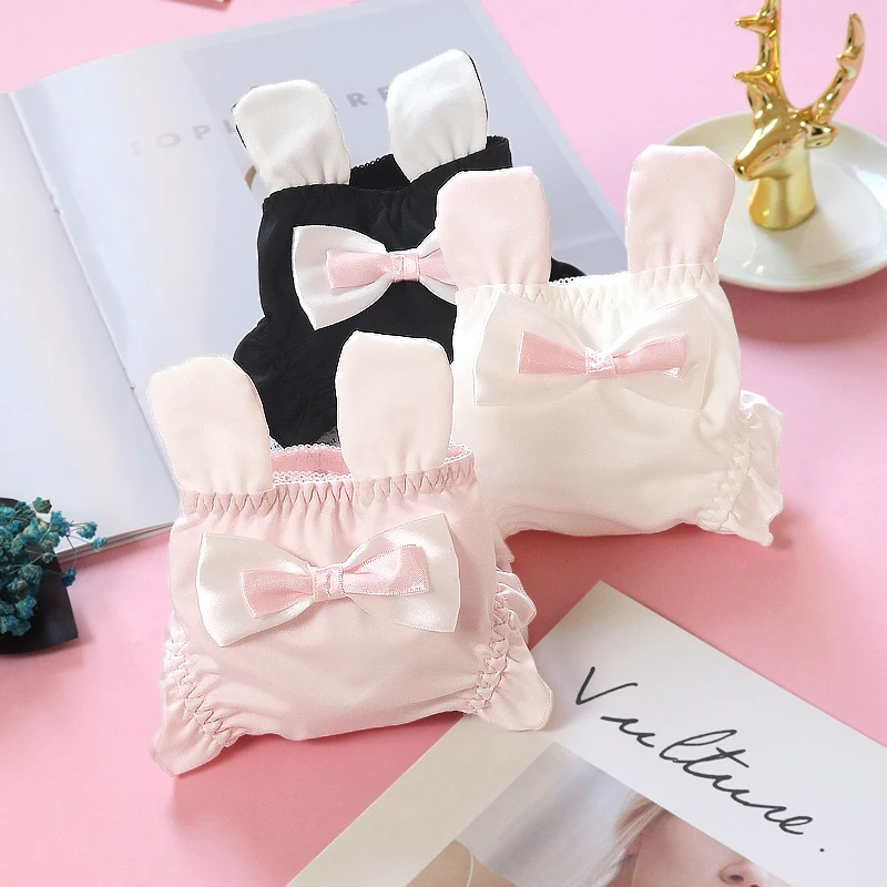 Cute Lolita Rabbits Pants Lovely Bunny Panties Kawaii Bow Novelty M L Sexy Adorable Girl Underwear Brief Lingeries DDLG 4 Colors
Cute Lolita Rabbits Pants Lovely Bunny Panties Kawaii Bow Novelty M L Sexy Adorable Girl Underwear Brief Lingeries DDLG 4 Colors