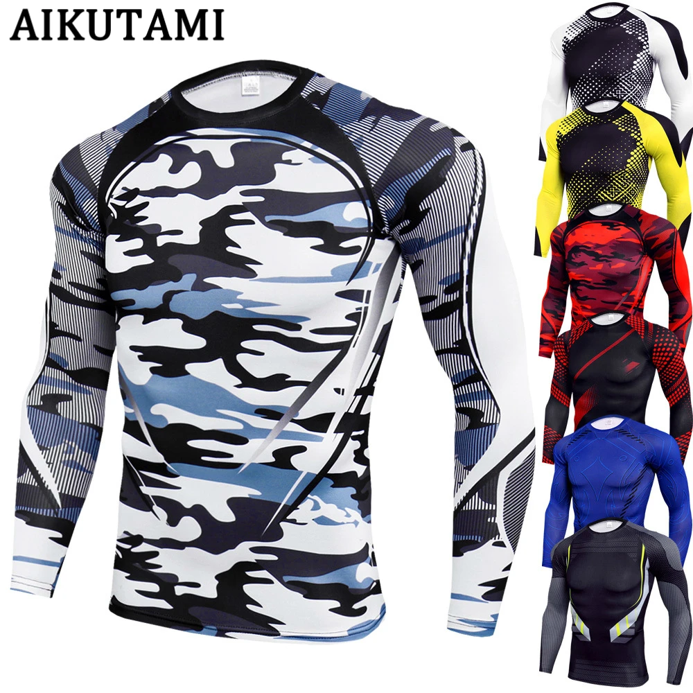 Футболка Mma Rashguard с длинным рукавом Муай Тай Джерси эластичная King Boxing