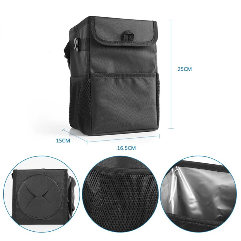 Portable Waterproof Car Trash Storage Pockets Closeable Can Bin Auto Car Organizer Garbage DumpTrash car trash can Tool
Portable Waterproof Car Trash Storage Pockets Closeable Can Bin Auto Car Organizer Garbage DumpTrash car trash can Tool