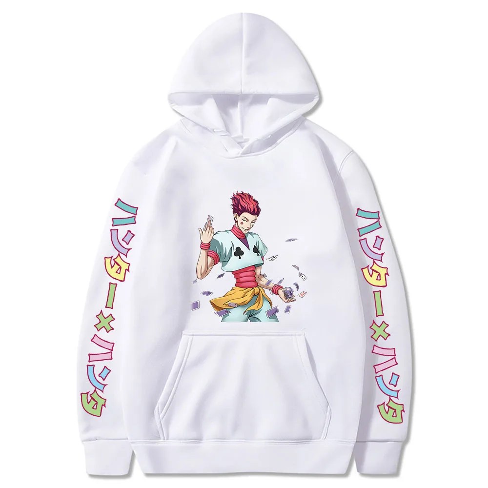 Japanese Anime Hoodies Hunter X Hunter Hisoka Print Sweatshirt Vintage Chic Long Sleeve Harajuku Unisex Tops
Japanese Anime Hoodies Hunter X Hunter Hisoka Print Sweatshirt Vintage Chic Long Sleeve Harajuku Unisex Tops
