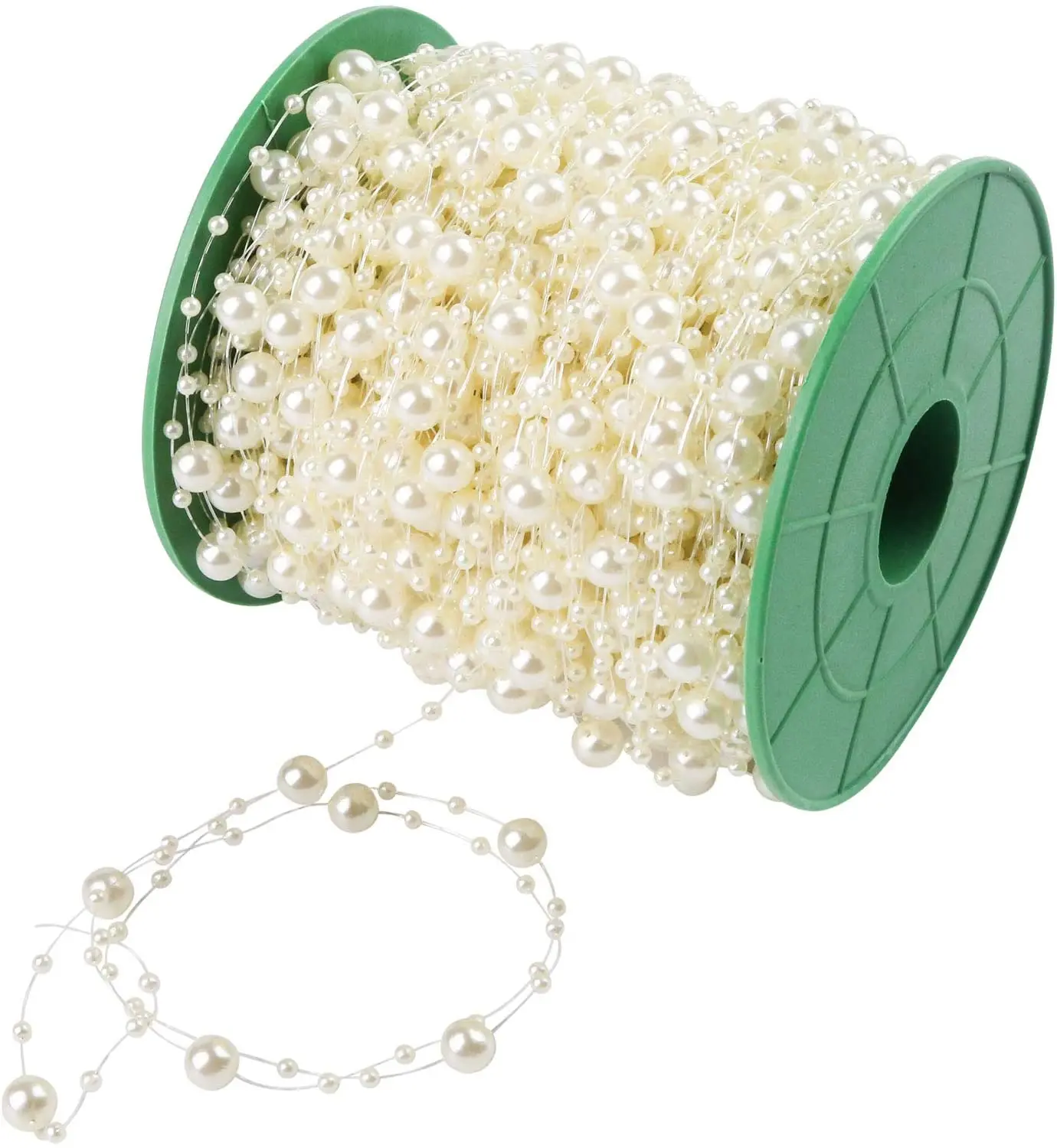 60M Pearl Garland Pearl Ribbon Wedding Decoration Pearl String Table Decoration Pearl Necklace Christmas Tree Decoration
60M Pearl Garland Pearl Ribbon Wedding Decoration Pearl String Table Decoration Pearl Necklace Christmas Tree Decoration
