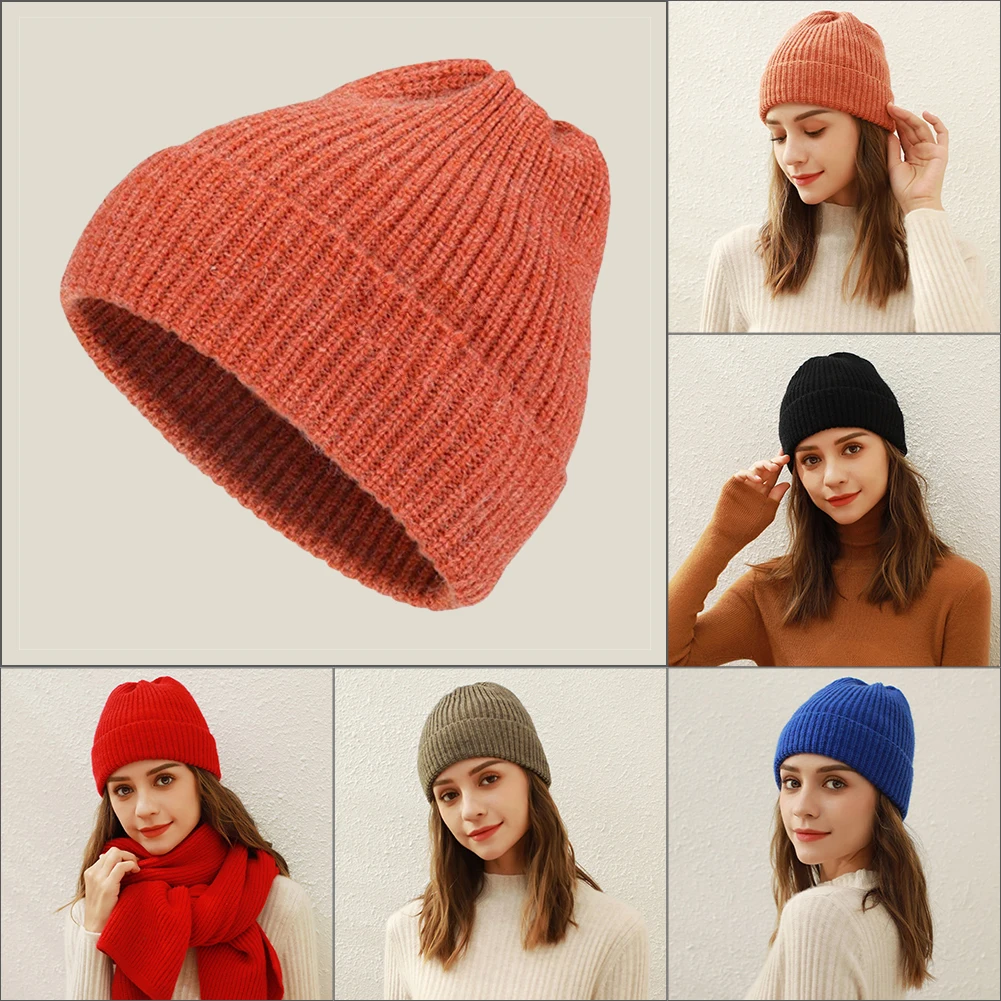Winter Beanie for Men Women Knitted Hat Soft Velvet Skull Winter Warm Brimless Hat Solid Color Bonnet Warm Winter Hat Outdoor
Winter Beanie for Men Women Knitted Hat Soft Velvet Skull Winter Warm Brimless Hat Solid Color Bonnet Warm Winter Hat Outdoor