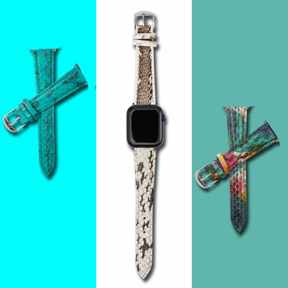 Ремешок кожаный для Apple Watch, повседневный трендовый браслет из змеиной кожи, с узором в виде змеи, 38/40 мм 42/44 мм
Ремешок кожаный для Apple Watch, повседневный трендовый браслет из змеиной кожи, с узором в виде змеи, 38/40 мм 42/44 мм