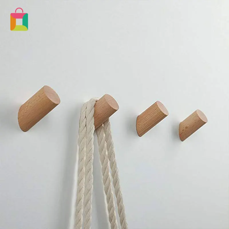 Natural Wood Clothes Hanger Wall Mounted Coat Hook Decorative Key Holder Hat Scarf Handbag Storage Hangers Bathroom Room Rack
Natural Wood Clothes Hanger Wall Mounted Coat Hook Decorative Key Holder Hat Scarf Handbag Storage Hangers Bathroom Room Rack