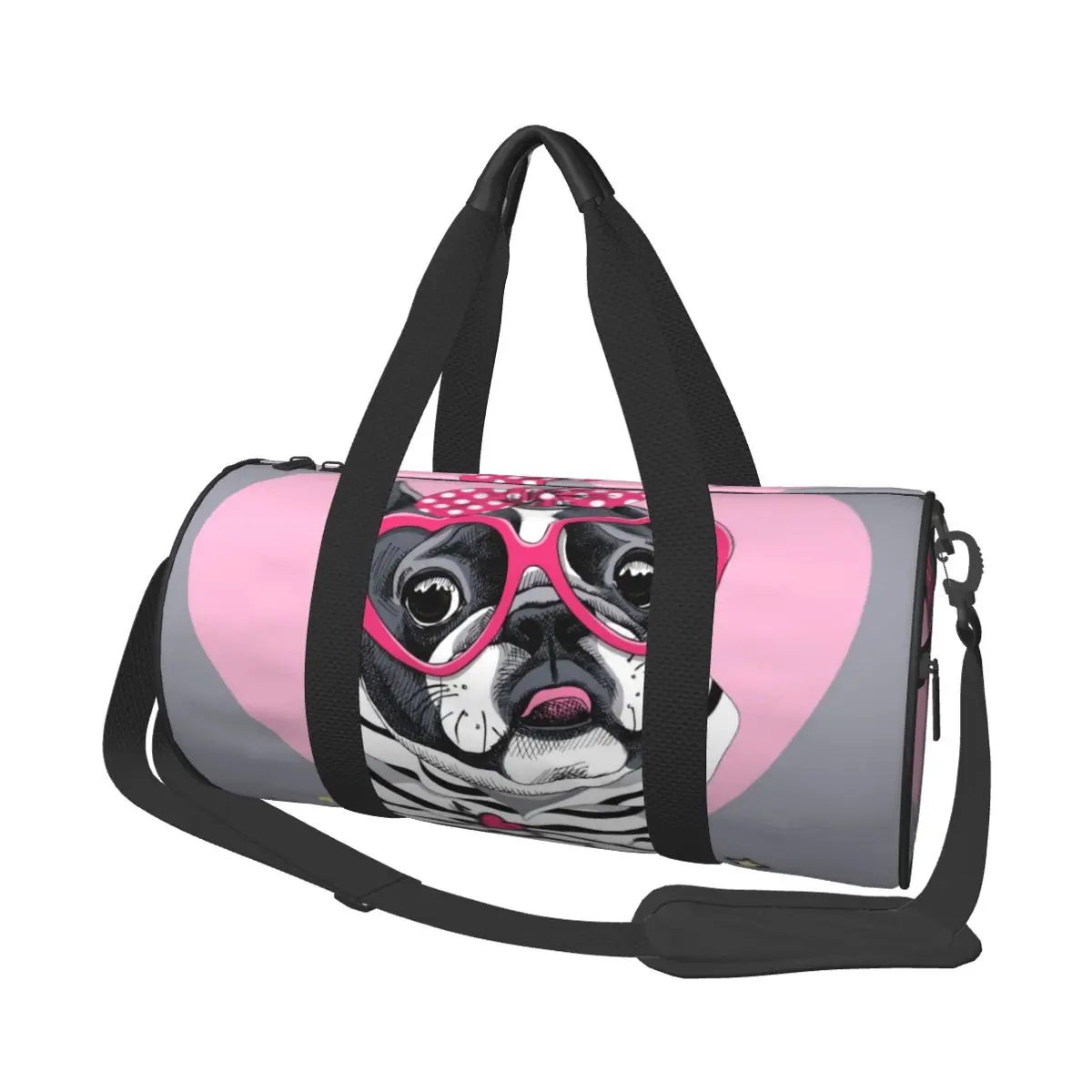 Travel Bag French Bulldog Fun Heart Glasses Headband Portable Leisure Fitness Bag Business Travel Bag Light Travel Luggage Bag
Travel Bag French Bulldog Fun Heart Glasses Headband Portable Leisure Fitness Bag Business Travel Bag Light Travel Luggage Bag