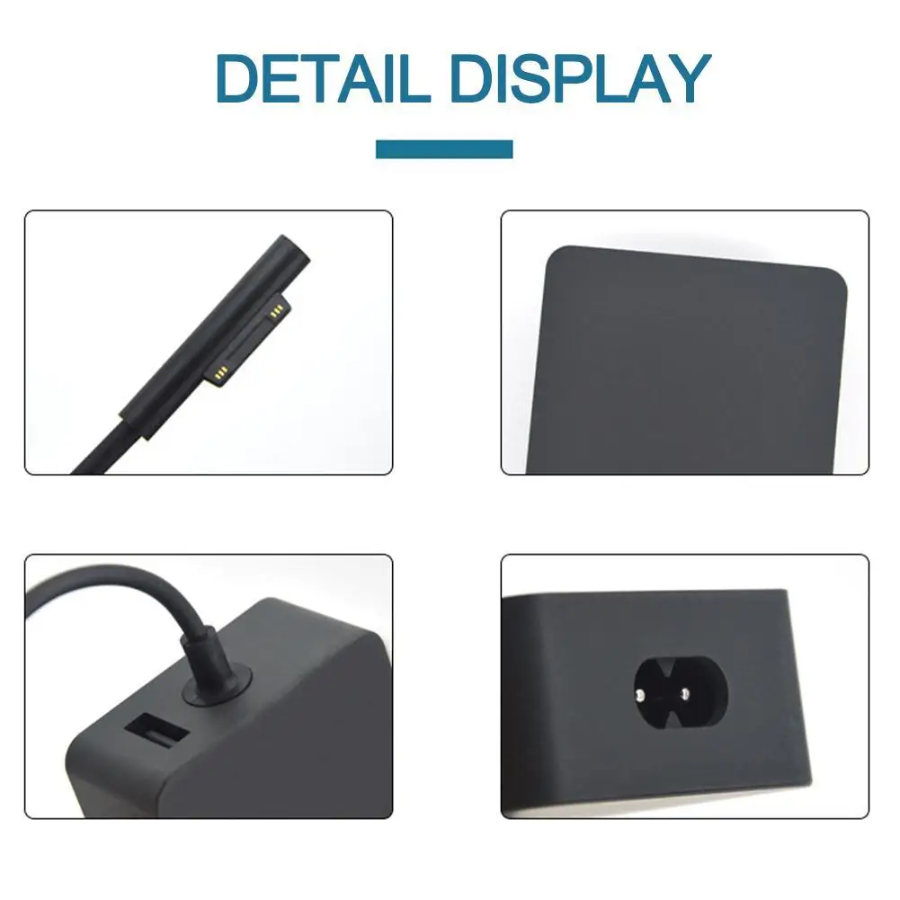 15V 4A 65W For Microsoft book pro 3 pro 4 pro 5 pro Laptop/Tablet charger adapter Book charge 6 pro fast 7 power Y4G3
15V 4A 65W For Microsoft book pro 3 pro 4 pro 5 pro Laptop/Tablet charger adapter Book charge 6 pro fast 7 power Y4G3
