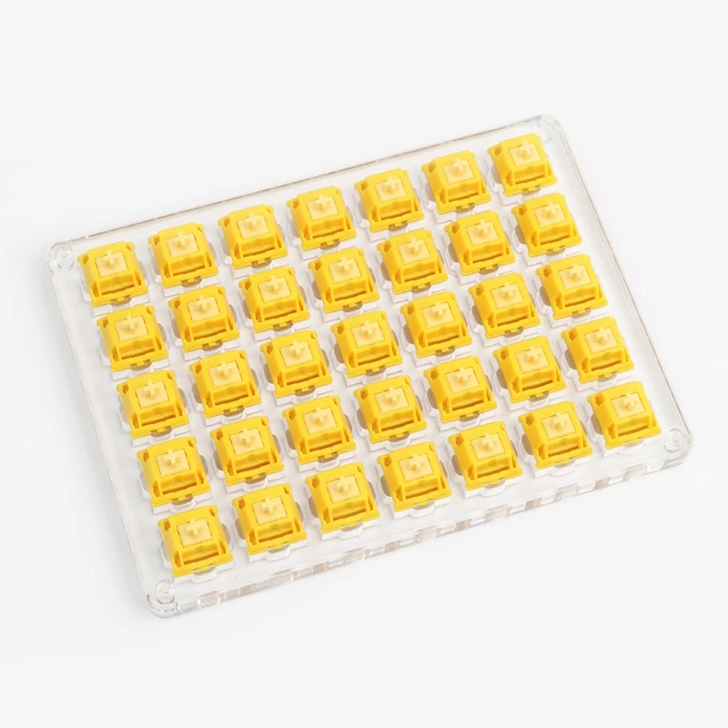 35Pcs Gateron CAP Switch Milky Gold Switch Extra 3pin RGB Linear 50g stem switch
35Pcs Gateron CAP Switch Milky Gold Switch Extra 3pin RGB Linear 50g stem switch