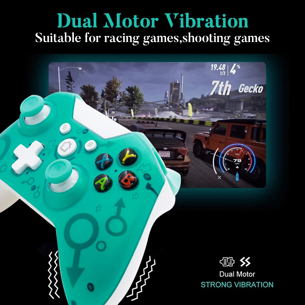 2.4GHz Wireless Gaming Controller 3D Dual Motor Vibration Joystick Gamepad for Microsoft Xbox One/One S/One X/PS3 Windows 7/8/10
2.4GHz Wireless Gaming Controller 3D Dual Motor Vibration Joystick Gamepad for Microsoft Xbox One/One S/One X/PS3 Windows 7/8/10
