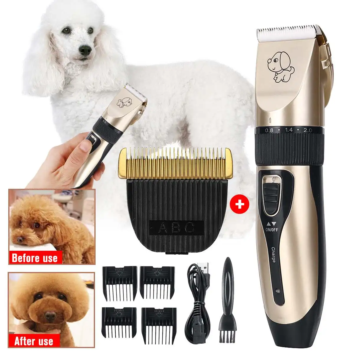 Professional Pet Clipper Animal Dog Clippers Grooming Trimmer Cat Cutter Pet Shaver Electric Clipper Hair Cutting Machine
Professional Pet Clipper Animal Dog Clippers Grooming Trimmer Cat Cutter Pet Shaver Electric Clipper Hair Cutting Machine