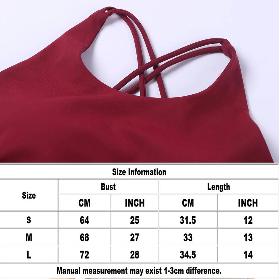 BINAND Padded Sports Bra Female Back Cross Sports Crop Top Yoga Bra Ladies Gym Fitness Top Women Sexy Yoga Vest Workout Tank Top
BINAND Padded Sports Bra Female Back Cross Sports Crop Top Yoga Bra Ladies Gym Fitness Top Women Sexy Yoga Vest Workout Tank Top