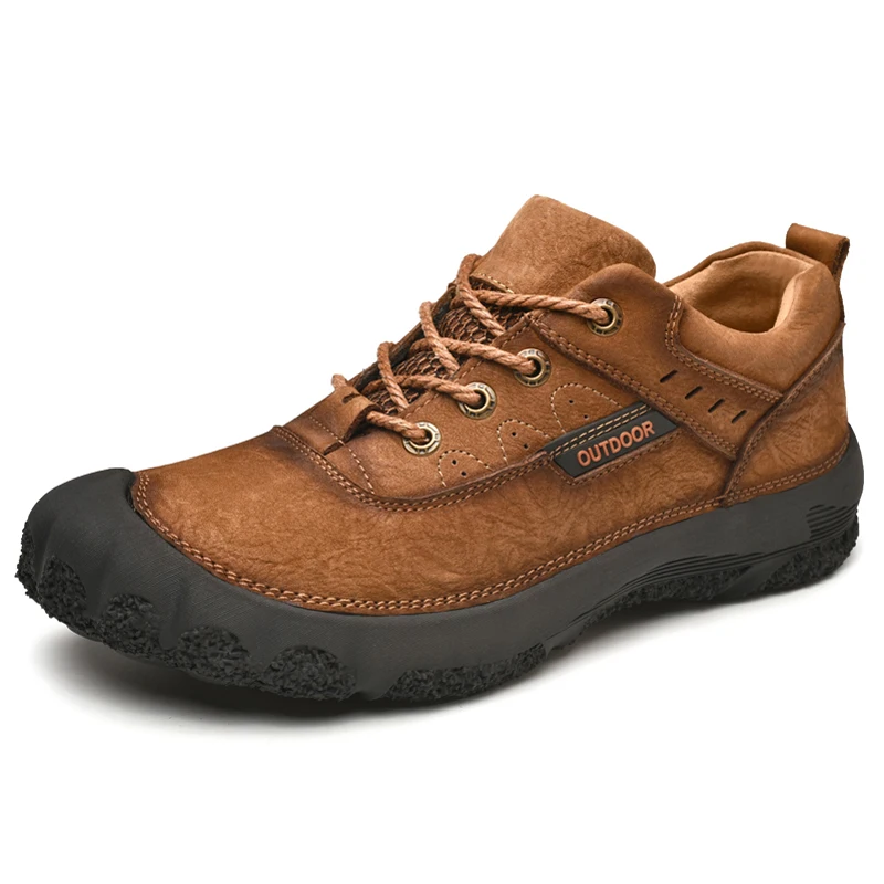 Genuine leather Men Hiking shoes Waterproof outdoor trekking shoes Male climbing shoes Autumn Winter outdoor Shoes sneakers
Genuine leather Men Hiking shoes Waterproof outdoor trekking shoes Male climbing shoes Autumn Winter outdoor Shoes sneakers
