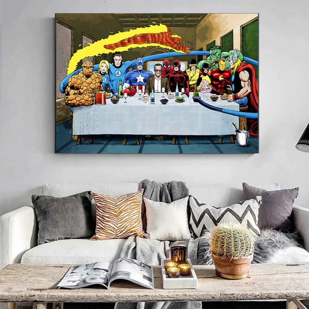 Marvel Avengers Super Hero Canvas Painting Avengers Comics Posters and Print Wall Art Picture for Living Room Home Decor No Fram
Marvel Avengers Super Hero Canvas Painting Avengers Comics Posters and Print Wall Art Picture for Living Room Home Decor No Fram