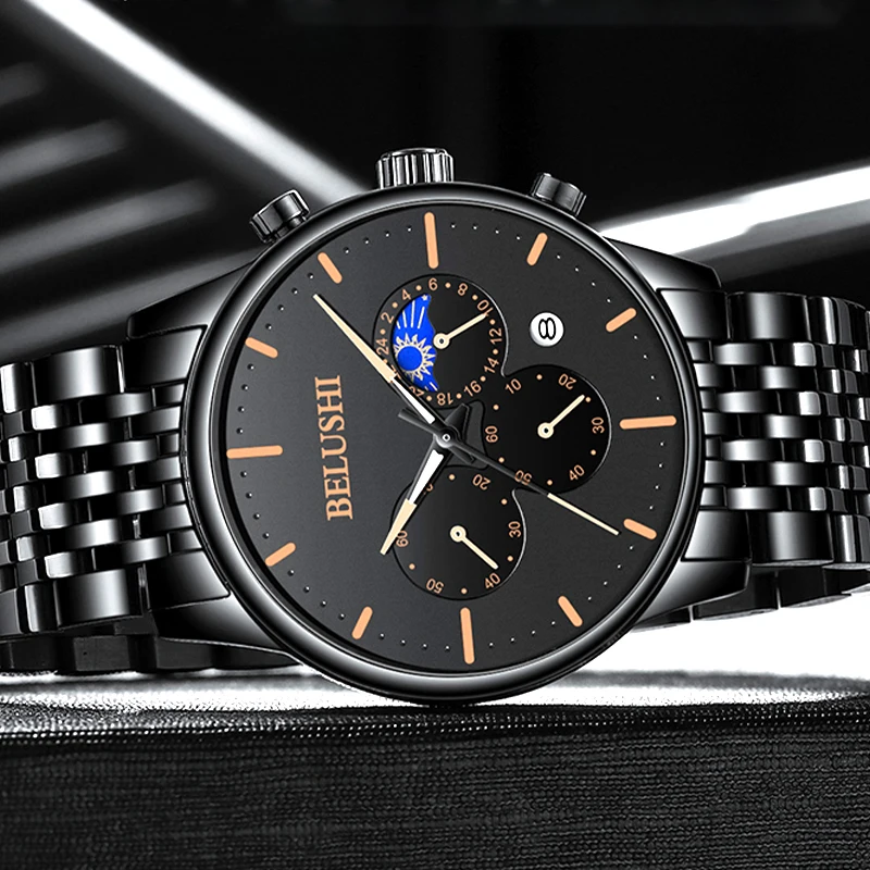 BELUSHI Men Quartz Watch Sports Chronograph Waterproof military Wristwatch For Male Calendar Luminous Clocks relogio masculino
BELUSHI Men Quartz Watch Sports Chronograph Waterproof military Wristwatch For Male Calendar Luminous Clocks relogio masculino