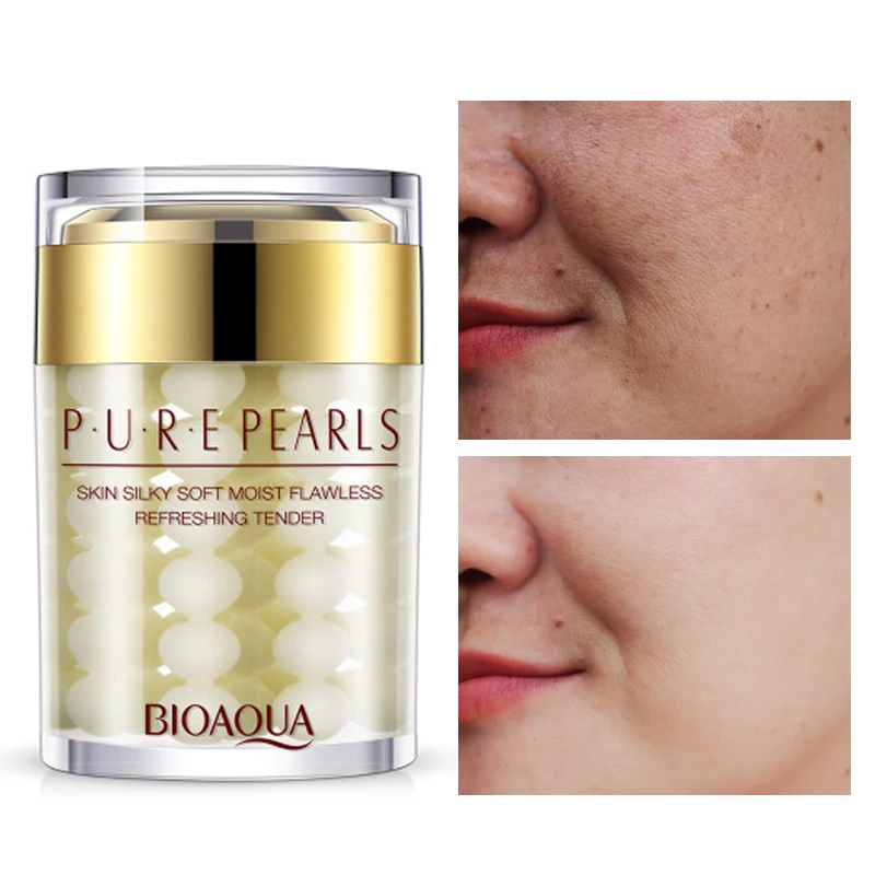 

Pure Pearls Face Cream Anti-Wrinkle Lightening Fine Lines Moisturizing Hydrating Whitening Nourish Repair Anti-Drying Face Care