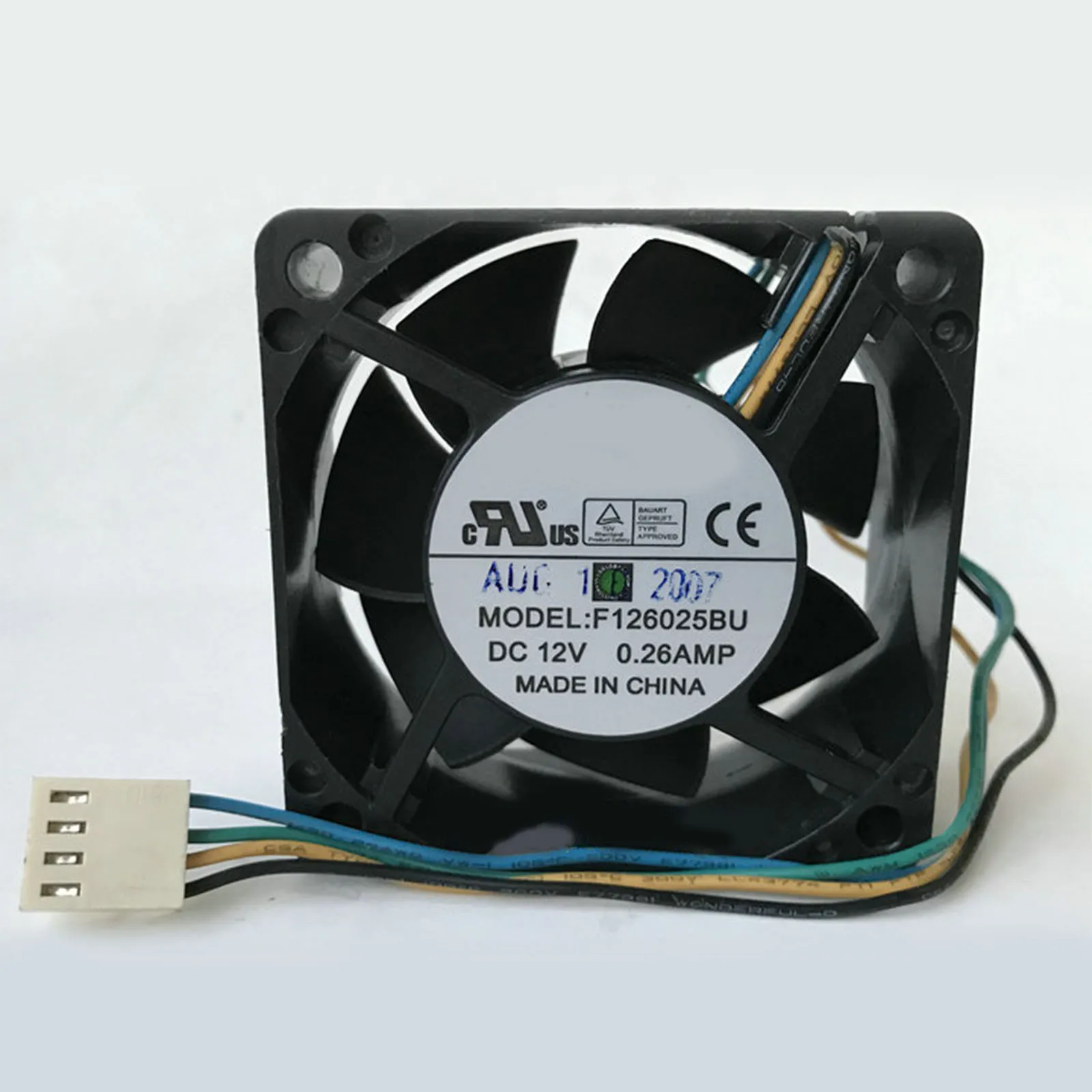Вентилятор охлаждения PWM для EVERFLOW F126025BU, 12 В, 6025 А, дюйма, 4 контакта, 60x60x25 мм
Вентилятор охлаждения PWM для EVERFLOW F126025BU, 12 В, 6025 А, дюйма, 4 контакта, 60x60x25 мм