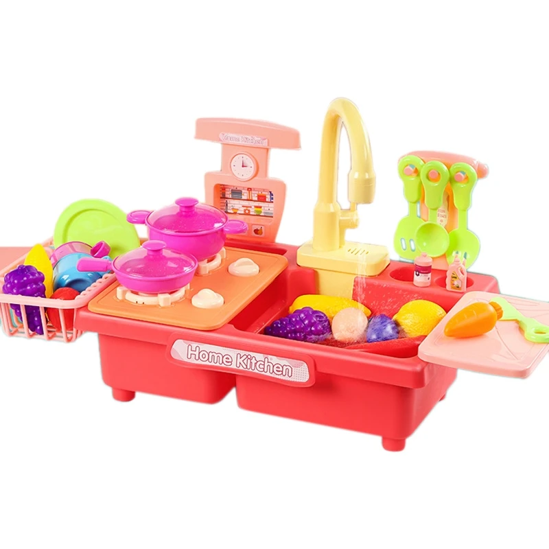 Kitchen Sink Toys Pretend Play Wash Up Kitchen Toys Dishwasher Toys Kitchenware Press Water Faucet & Drain
Kitchen Sink Toys Pretend Play Wash Up Kitchen Toys Dishwasher Toys Kitchenware Press Water Faucet & Drain