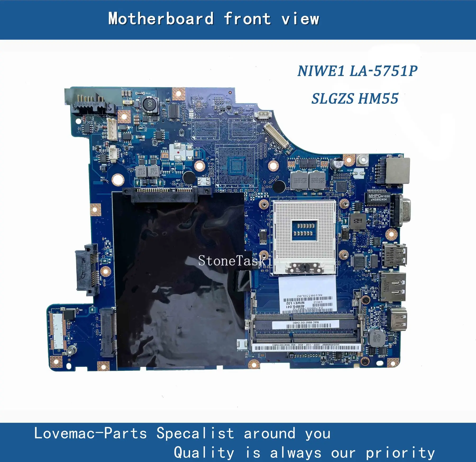 Материнская плата NIWE1 для ноутбука Lenovo G460 Z460, оригинальная материнская плата G460 Z460, системная плата Φ SLGZS HM55 DDR3 100% teste
Материнская плата NIWE1 для ноутбука Lenovo G460 Z460, оригинальная материнская плата G460 Z460, системная плата Φ SLGZS HM55 DDR3 100% teste