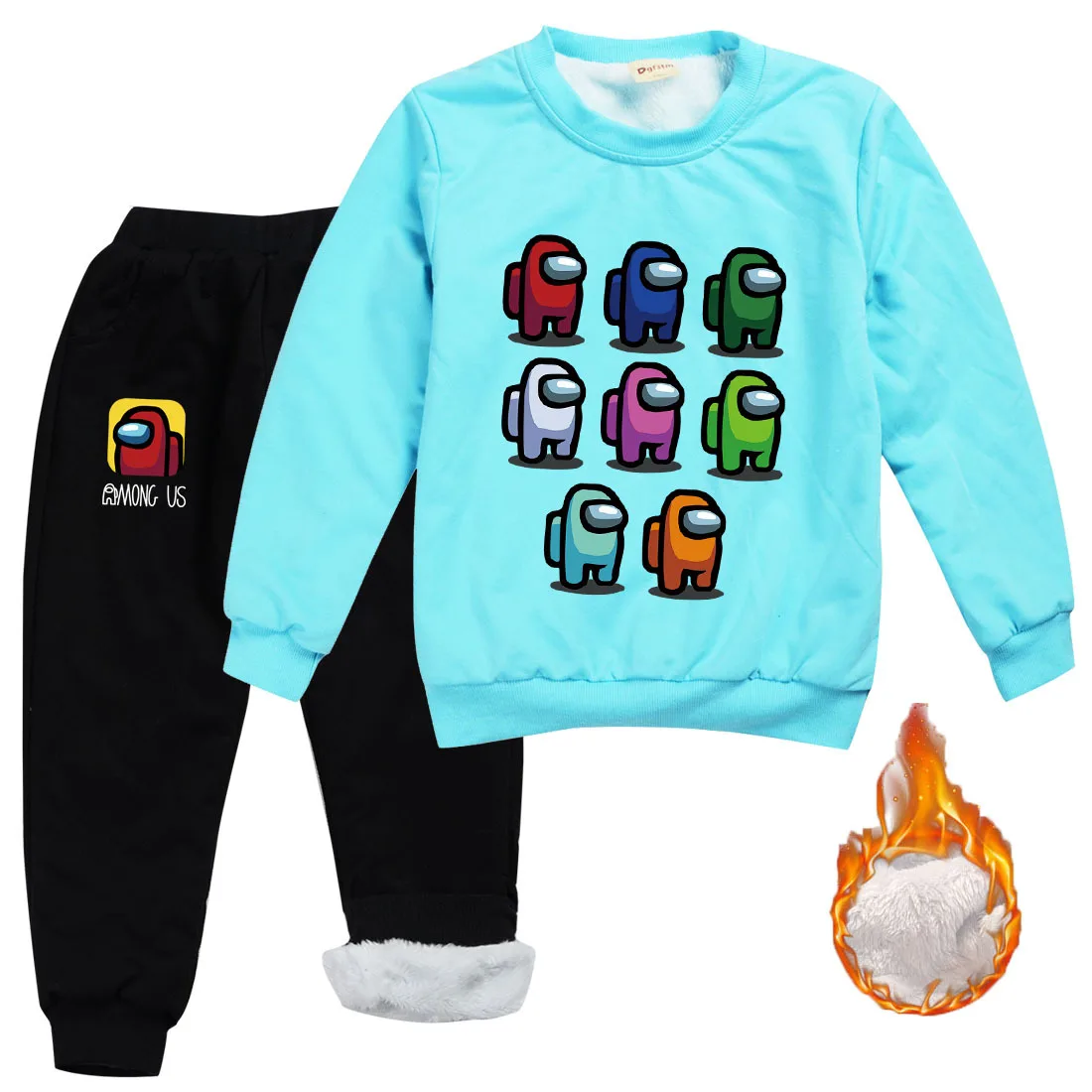 2020 Winter Anime Among Us Tracksuit Kids Impostor Logo Printed Sweatshirt Pants 2pcs Sets Baby Boys Clothing Sets Girls Outfits
2020 Winter Anime Among Us Tracksuit Kids Impostor Logo Printed Sweatshirt Pants 2pcs Sets Baby Boys Clothing Sets Girls Outfits