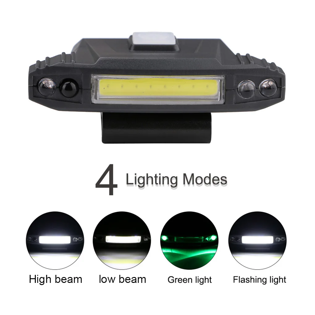 Mini COB LED Cap Light Headlight USB Charging Head Lamp Induction Flashlight Clip on Hat Light Fishing Head Lamp With Battery 
Mini COB LED Cap Light Headlight USB Charging Head Lamp Induction Flashlight Clip on Hat Light Fishing Head Lamp With Battery