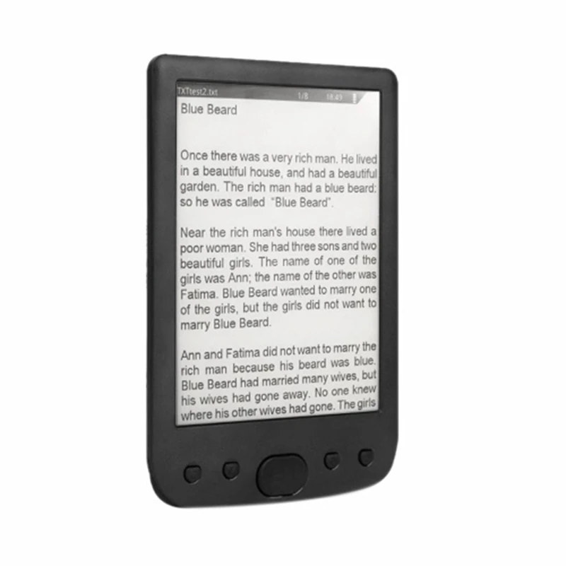 BK-6025 6 Inch E-Book Reader 800x600 Resolution E-Ink Sn Glare-Free with USB Cable PU Cover Built-In Light 4GB Memory Storag
BK-6025 6 Inch E-Book Reader 800x600 Resolution E-Ink Sn Glare-Free with USB Cable PU Cover Built-In Light 4GB Memory Storag