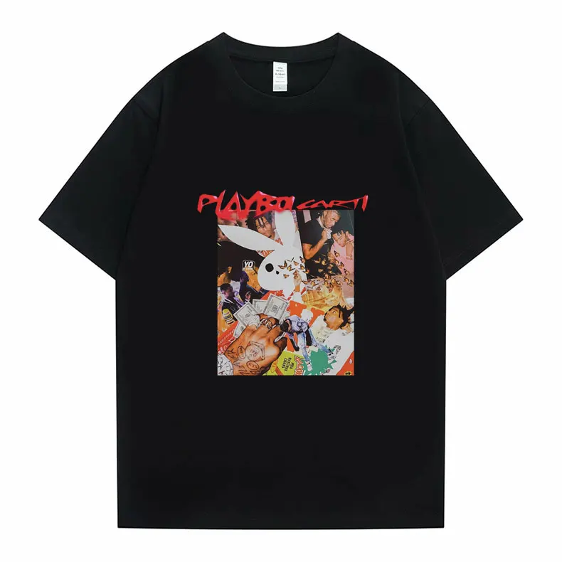 New Playboi Carti Hip Hop Tshirt 2pac Rap Tees Men Women Cotton Street T Shirts Summer Fashion Oversized Short Sleeve T-shirt
New Playboi Carti Hip Hop Tshirt 2pac Rap Tees Men Women Cotton Street T Shirts Summer Fashion Oversized Short Sleeve T-shirt