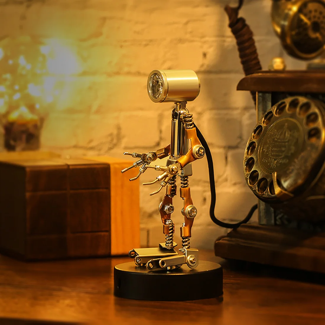 New Arrival 78Pcs Creative DIY Metal Mechanical Lamp Model Kit Assembly Small Night Light
New Arrival 78Pcs Creative DIY Metal Mechanical Lamp Model Kit Assembly Small Night Light