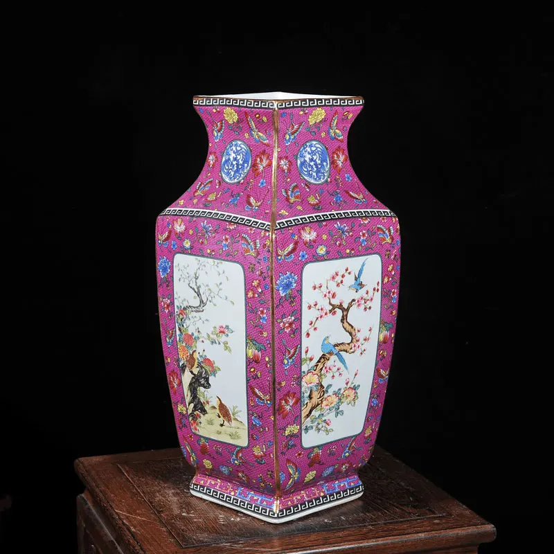 FOCUSDECOR китайские ретро керамические вазы с античными садовыми цветами дизайн