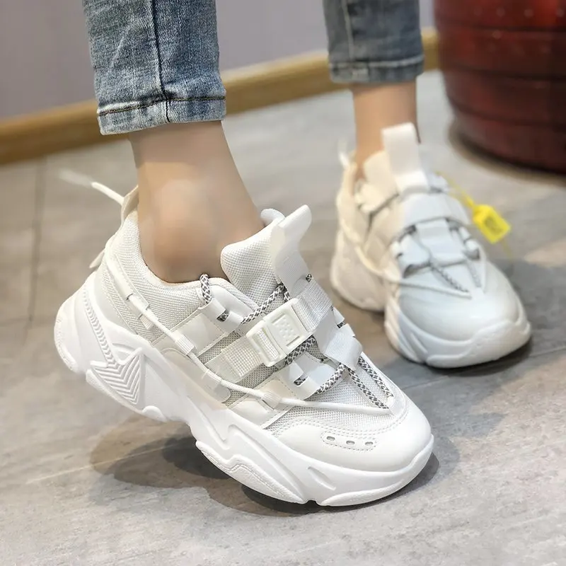 Llogai Women's Shoes Mesh Breathable Platform Sneakers 2021 Fashion Women Sneaker Chunky Shoes Ladies Trainers Footwear Lace-Up
Llogai Women's Shoes Mesh Breathable Platform Sneakers 2021 Fashion Women Sneaker Chunky Shoes Ladies Trainers Footwear Lace-Up