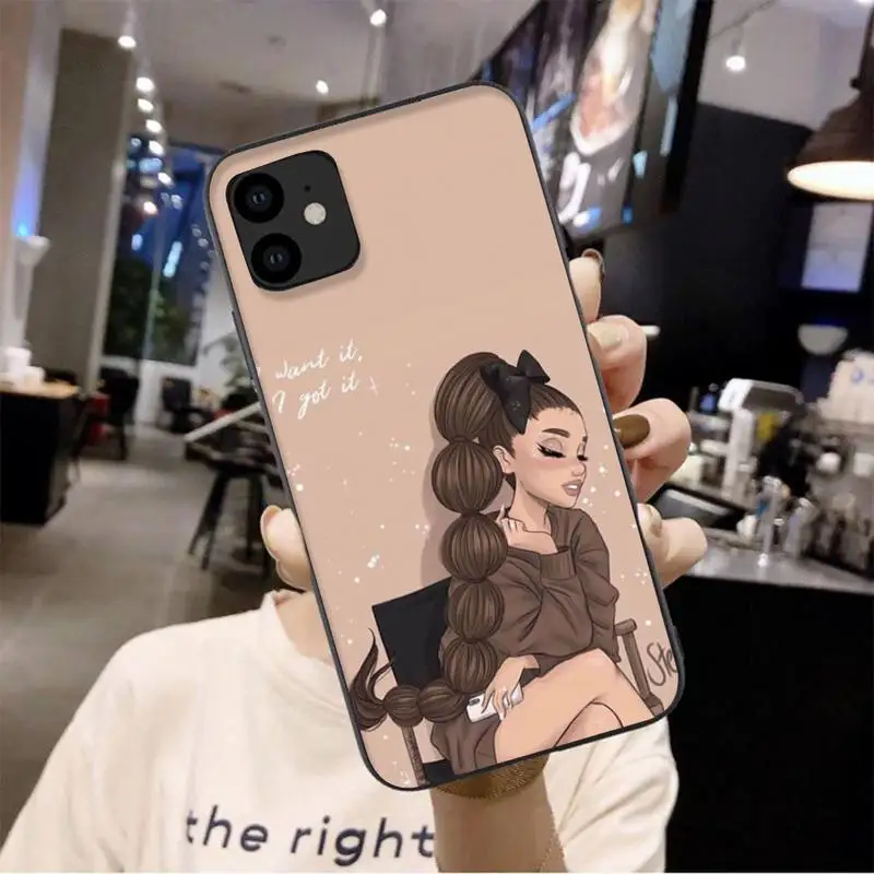 ZFGHSHYQ Soft Cover Cartoons Ariana Grande Phone Case For Iphone 6 6s 7 8 Plus XR X XS 11 12 Pro Mini Max
ZFGHSHYQ Soft Cover Cartoons Ariana Grande Phone Case For Iphone 6 6s 7 8 Plus XR X XS 11 12 Pro Mini Max