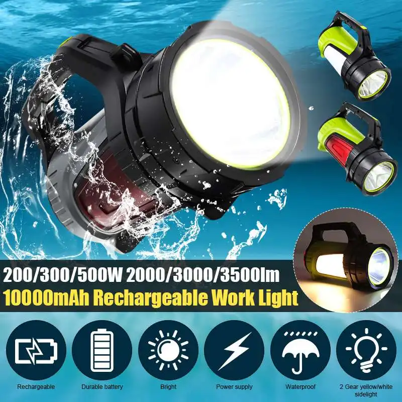 500W 3500LM USB Перезаряжаемые Мощный светодиодный вспышка светильник супер яркий светодиодный рабочий светильник Точечный светильник аварийны...
500W 3500LM USB Перезаряжаемые Мощный светодиодный вспышка светильник супер яркий светодиодный рабочий светильник Точечный светильник аварийны...