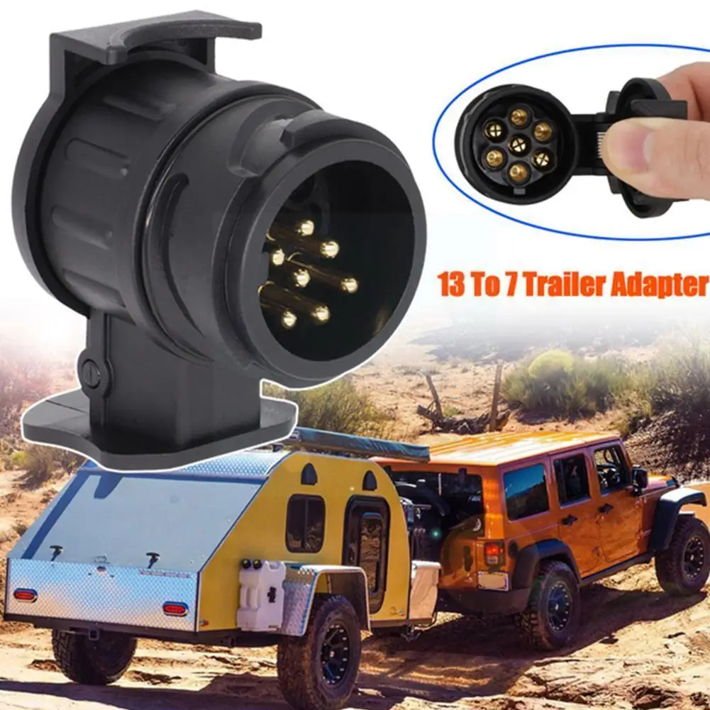 13 To 7 Pin Trailer Adapter Wiring Connector 12v Power Adapter Plug Car Accessories Truck Towbar Caravan Adapter Towing Ele G4p2
13 To 7 Pin Trailer Adapter Wiring Connector 12v Power Adapter Plug Car Accessories Truck Towbar Caravan Adapter Towing Ele G4p2