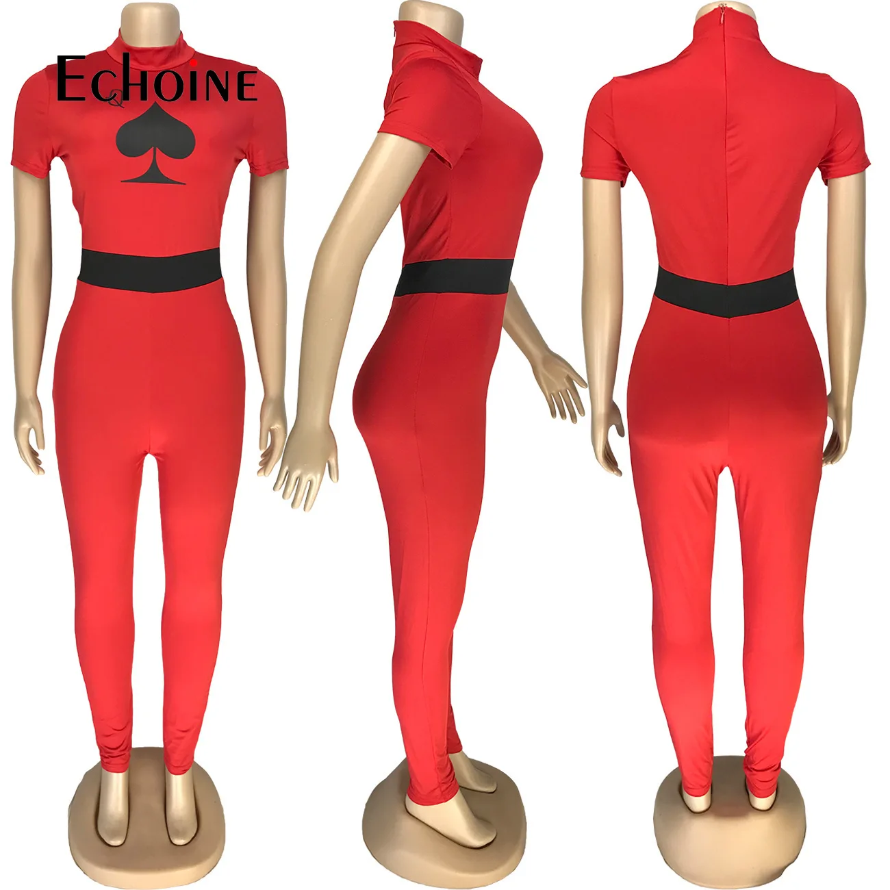 Echoine 2020 New Women Sexy Spade Q Print Short Sleeve Bodycon Club Party Jumpsuit One Piece Romper Overalls Playsuit bodysuit
Echoine 2020 New Women Sexy Spade Q Print Short Sleeve Bodycon Club Party Jumpsuit One Piece Romper Overalls Playsuit bodysuit