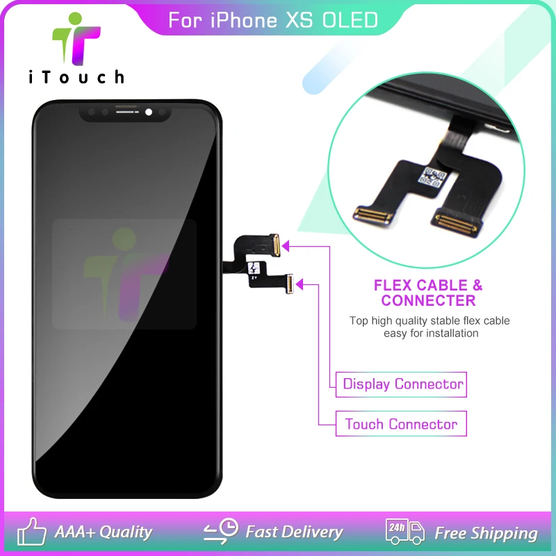 ЖК-дисплей класса AAA, 3D сенсорный экран для iPhone XS OLED, сменный экран с дигитайзером в сборе, запчасти для ремонта iPhone XS
ЖК-дисплей класса AAA, 3D сенсорный экран для iPhone XS OLED, сменный экран с дигитайзером в сборе, запчасти для ремонта iPhone XS